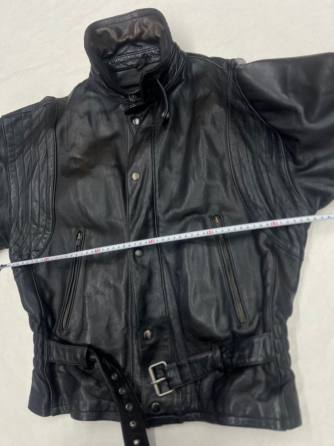 Hein Gericke 빈티지 모터사이클 가죽 재킷 상품이미지9