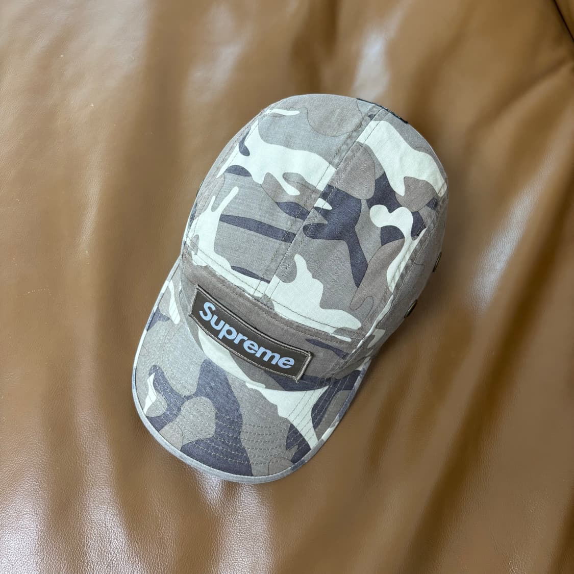 슈프림 캠프캡 모자 박스로고 23ss 밀리터리 카모 스톤 상품이미지6