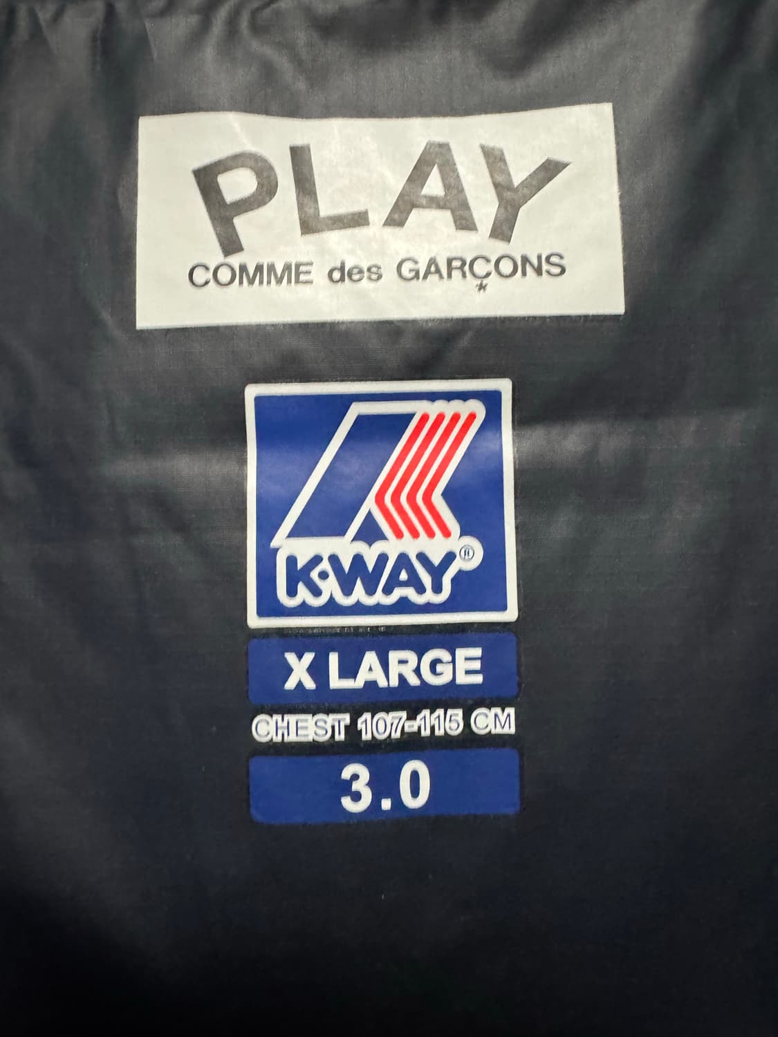 꼼데가르송 까웨 바람막이 XL 상품이미지3