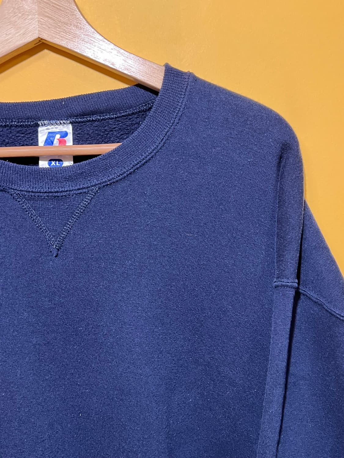 90s [XL] 러셀 빈티지 스웨트셔츠 맨투맨 네이비 상품이미지2