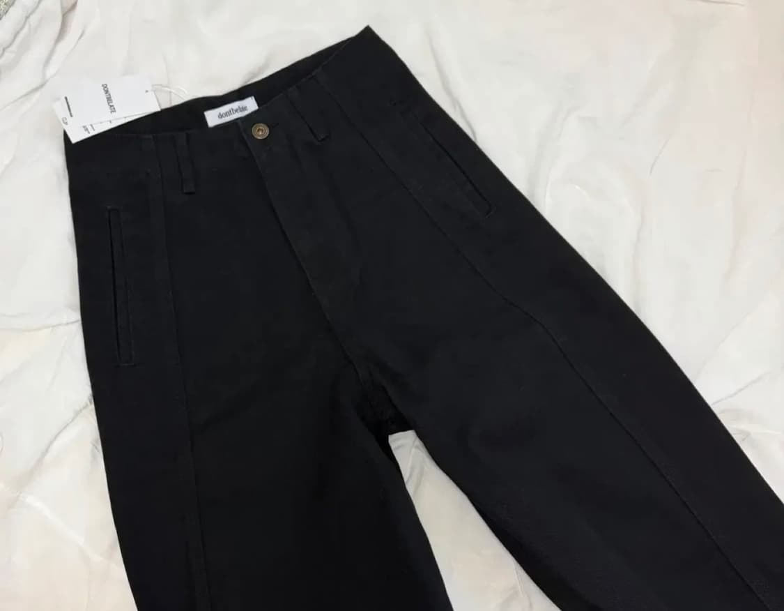 [새 상품] 돈비레잇 이지 커브 코튼팬츠 s 상품이미지4