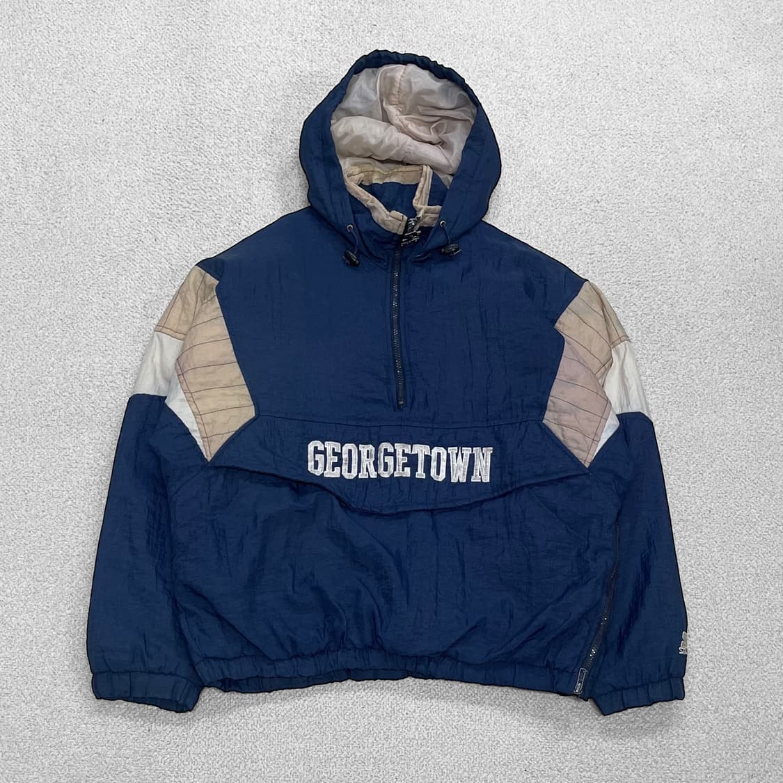 스타터 Starter 90s 올드스쿨 조지타운 불독 아노락 점퍼  상품이미지2