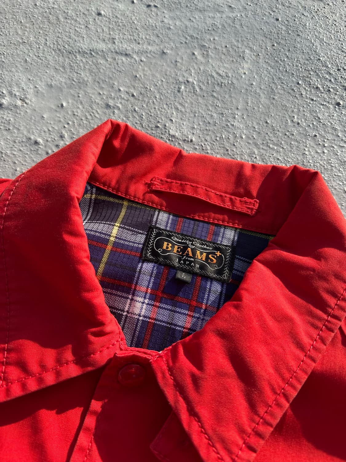 빔즈플러스 블루종 드리즐러 자켓 레드 L  상품이미지2