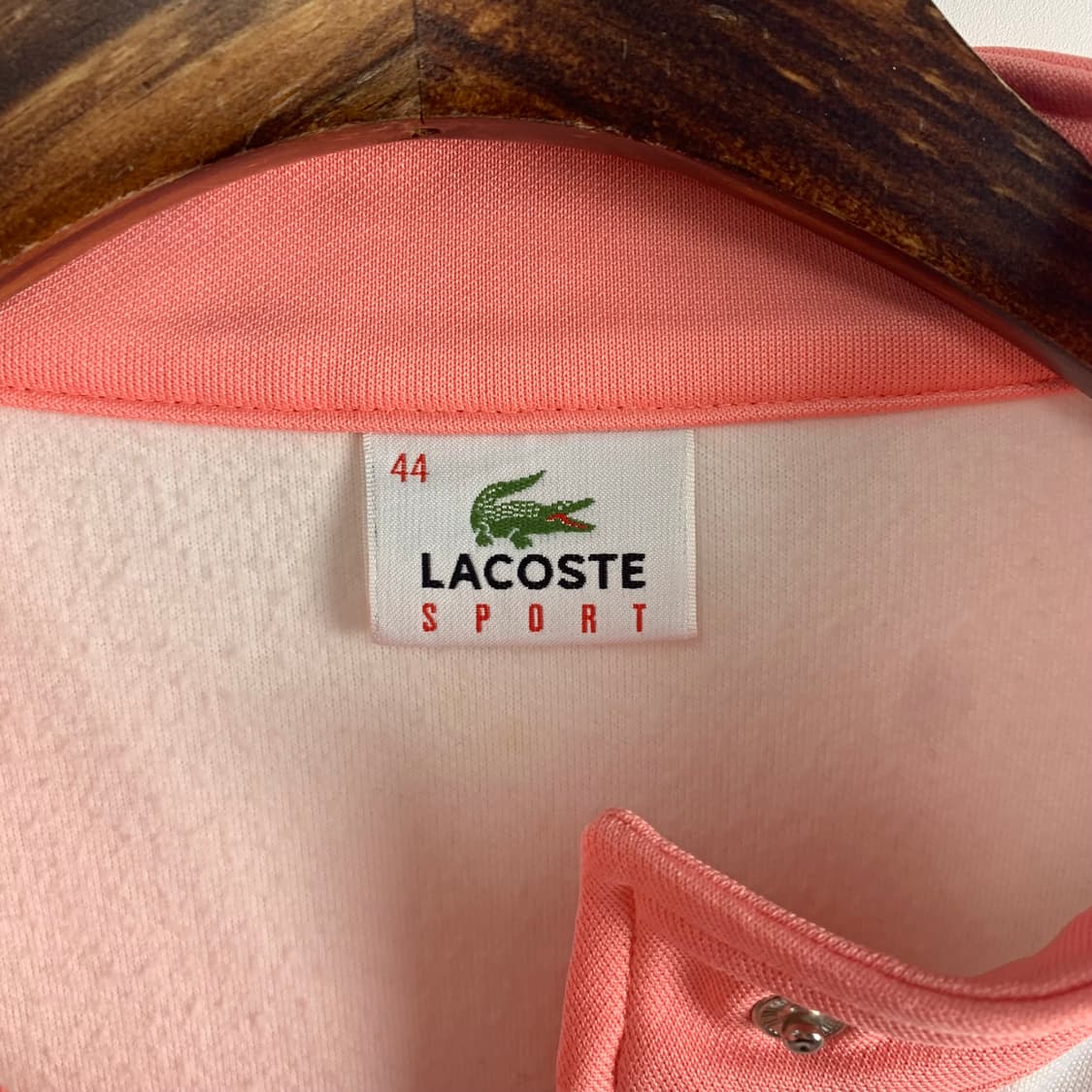 라코스테 자수로고 딸기우유 배색 트랙 져지 상품이미지6