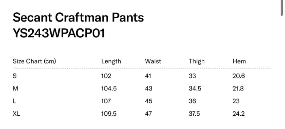 예스아이씨 Secant Craftman Pants Smoky Blue 상품이미지3