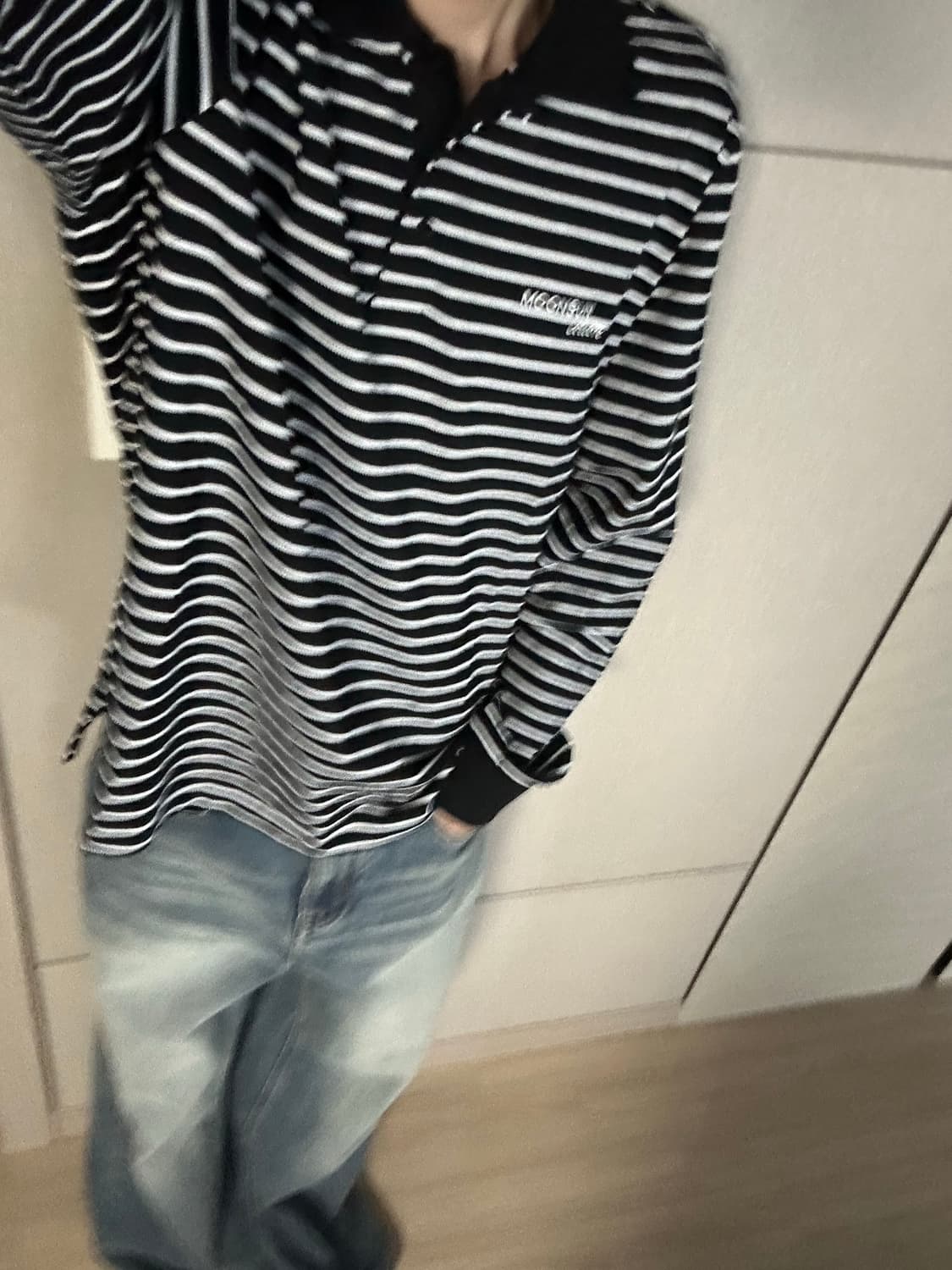 문선 스트라이프 티 상품이미지3