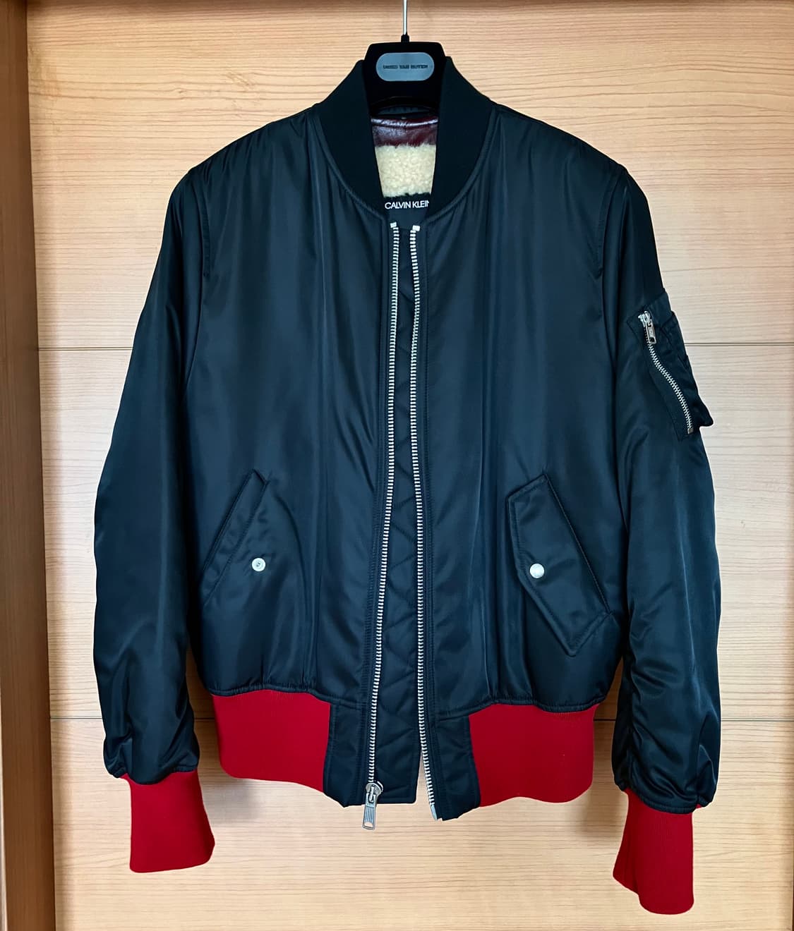 라프시몬스 ck 무스탕 봄버 상품이미지1