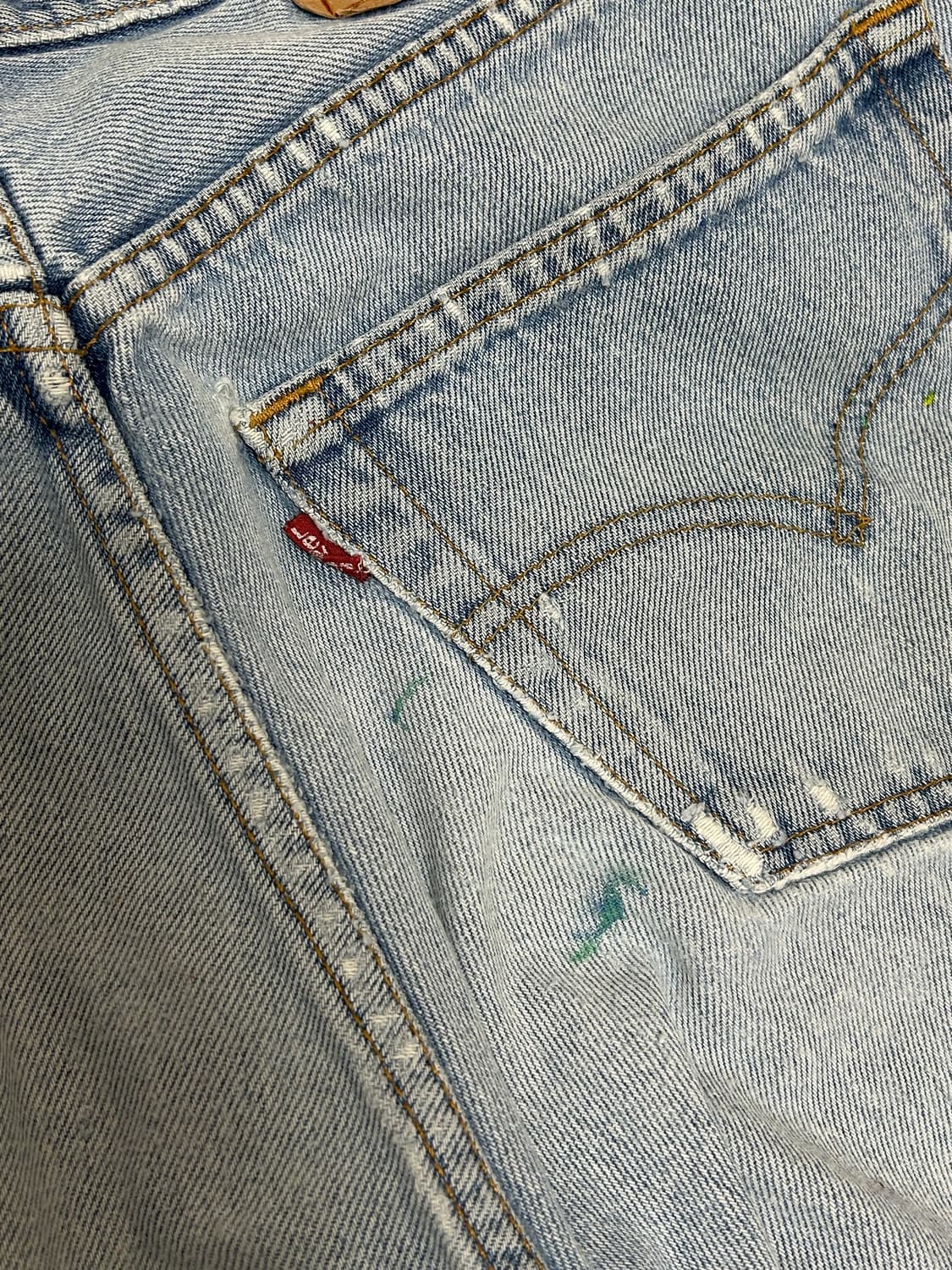 리바이스 90s 501xx 페인팅 데님팬츠 상품이미지4