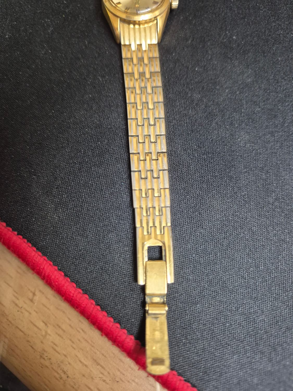 RADO 라도 빈티지 오토매틱 금장 손목 시계 여성용  상품이미지5