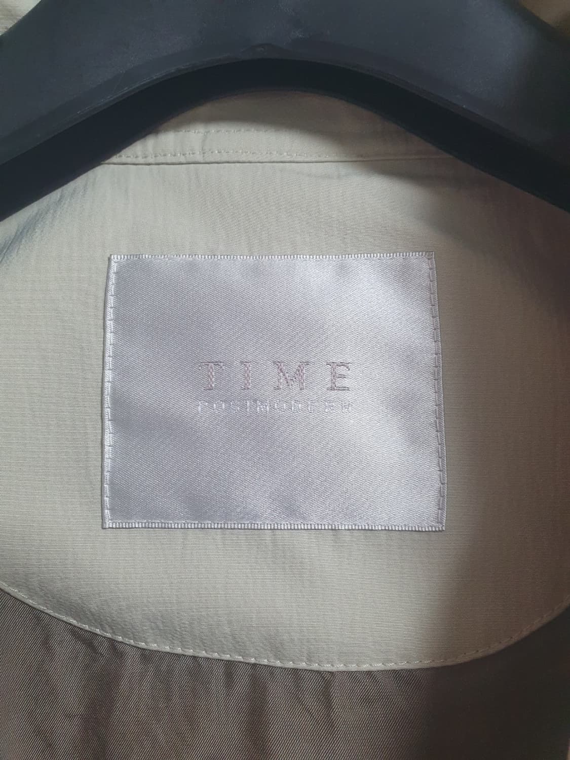 타임 TIME 오버핏 블루종 집업 자켓 베이지 95 상품이미지8