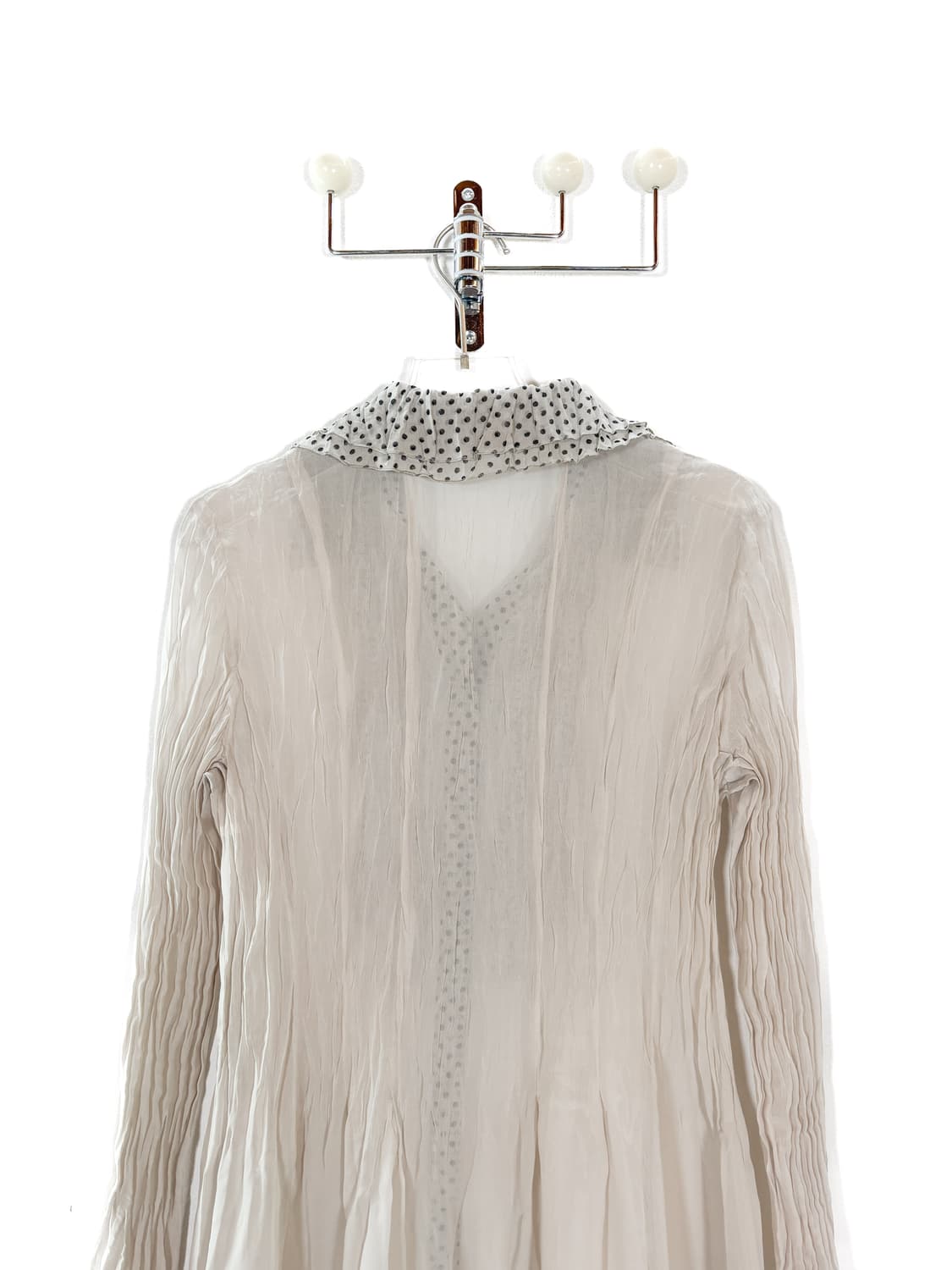 히로코 코시노 러플 도트 레이스 원피스 상품이미지7