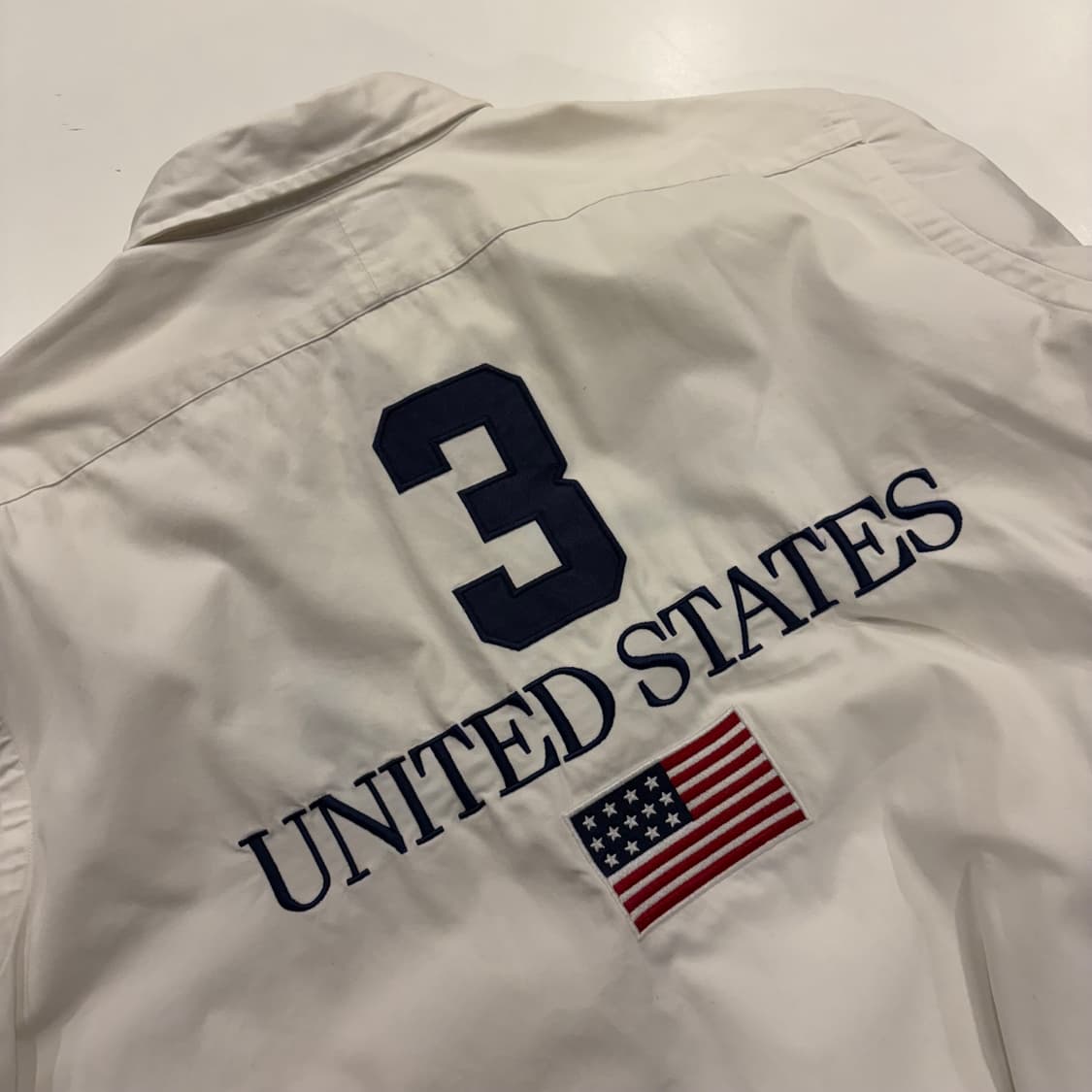 [2XL] 폴로 랄프로렌 US 성조기 셔츠 화이트 C92 상품이미지10