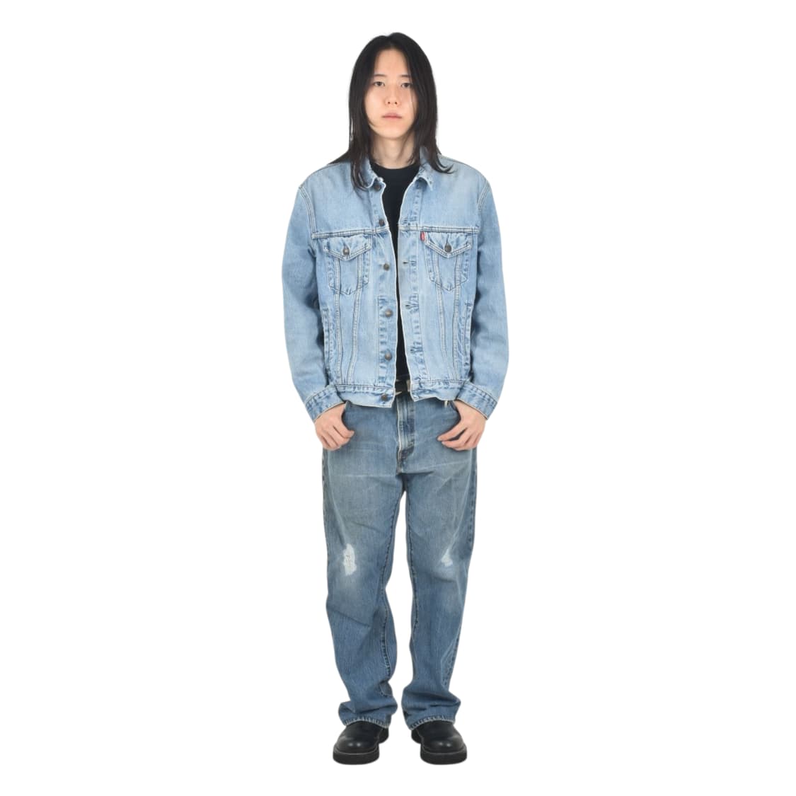 리바이스 데님 트러커 청자켓 유럽판 L N0299 상품이미지3