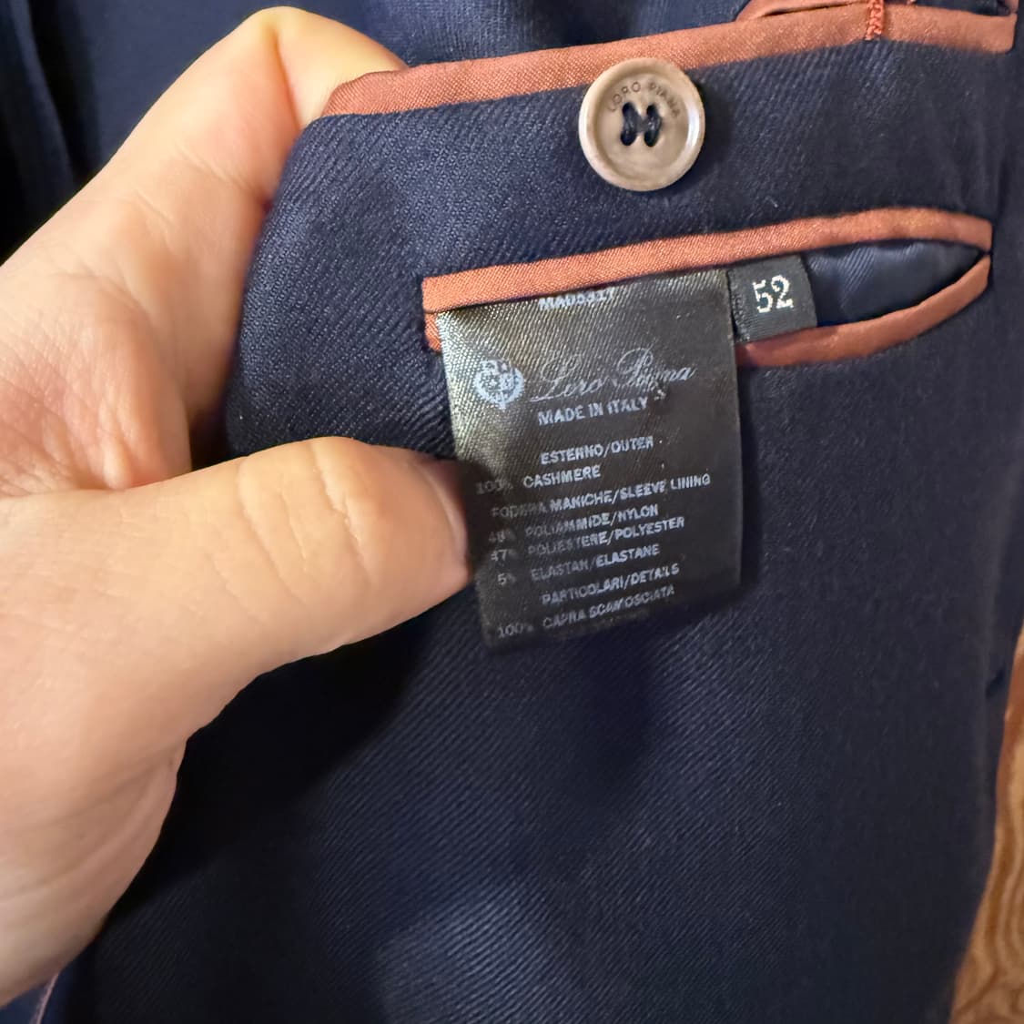 로로피아나 24 f/w 캐시미어 보이저 블레이저 자켓  상품이미지9