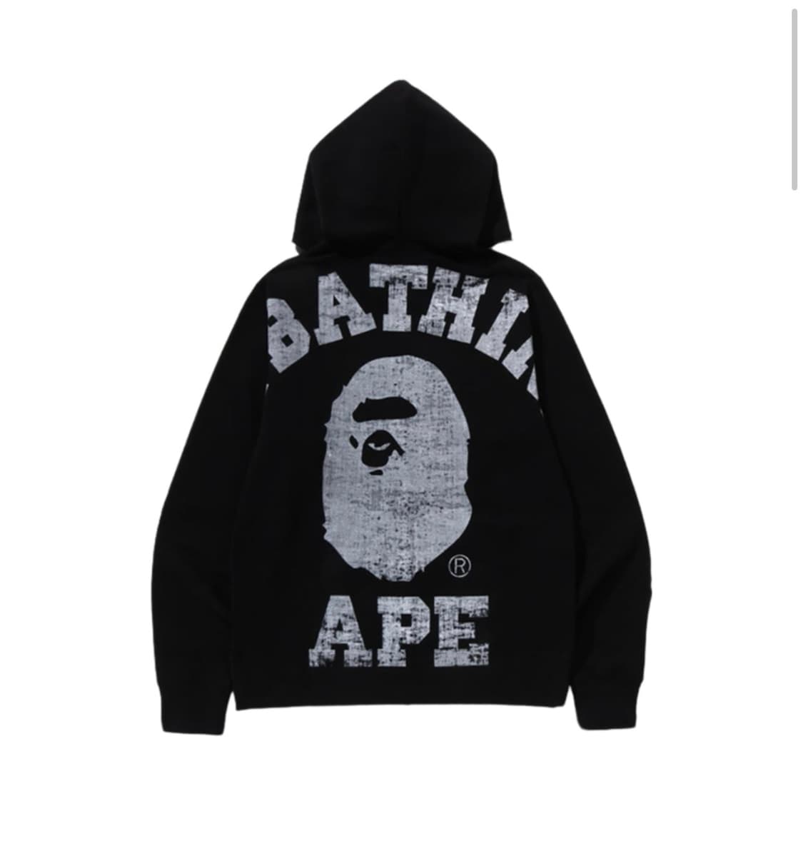 베이프 후드집업 블랙 빅로고 M 상품이미지2