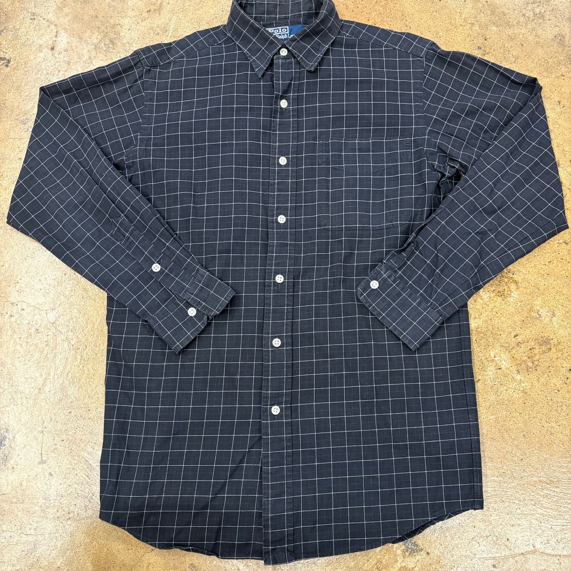 [정품/S] 폴로 랄프로렌 체크 긴팔 셔츠 b18 상품이미지2