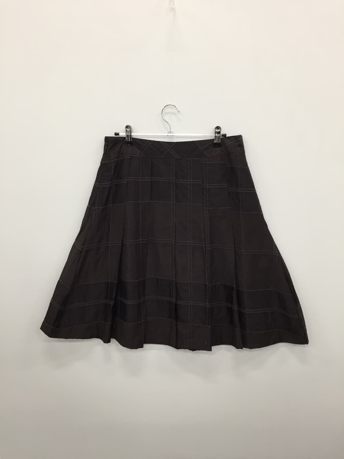 Jpn Almond Brown Plaid Skirt 상품이미지6