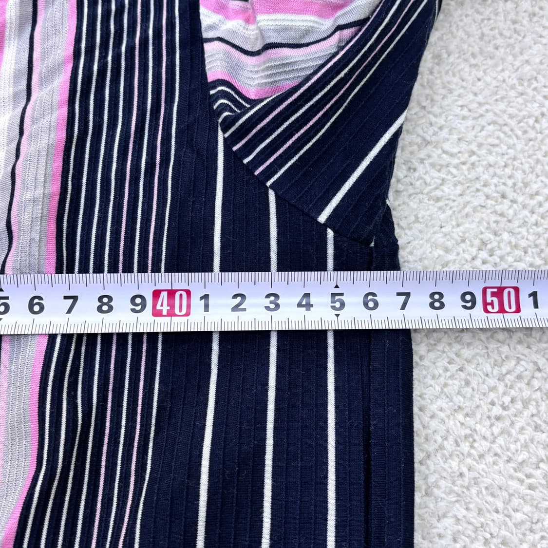 95 울시 퍼플 스트라이프 반팔 셔츠 0416E 상품이미지6