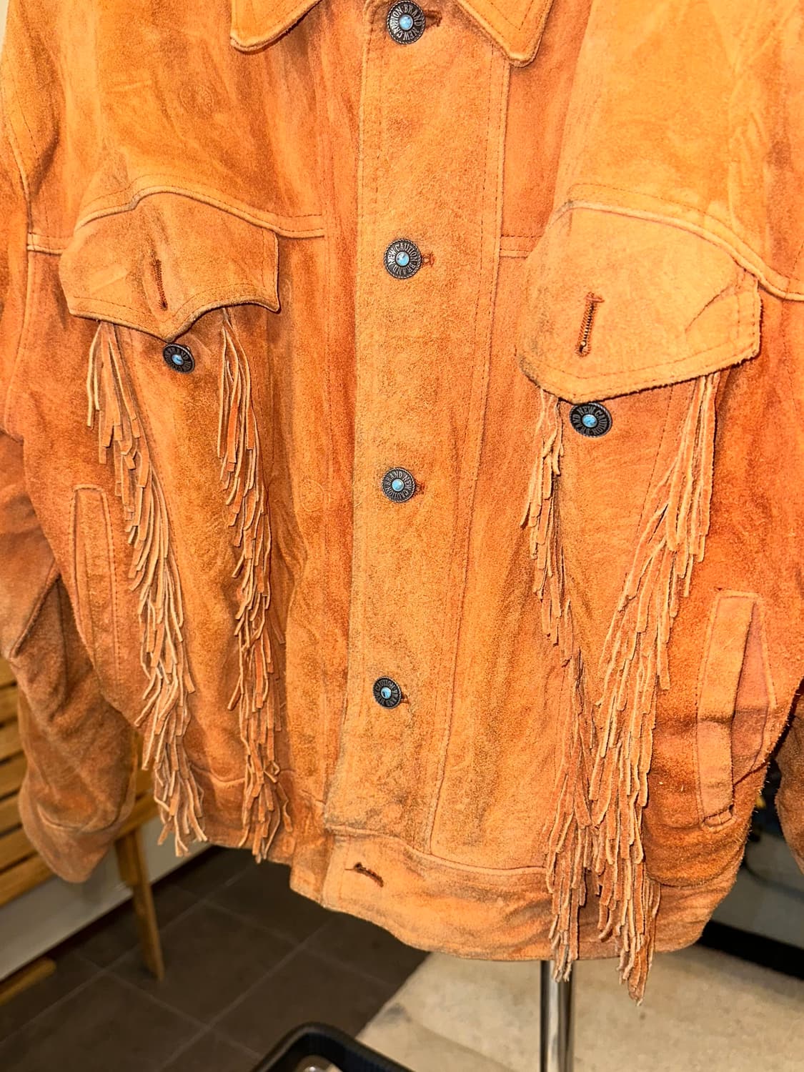 90’s Fancy ball 3-type Suede fringe JK 상품이미지6