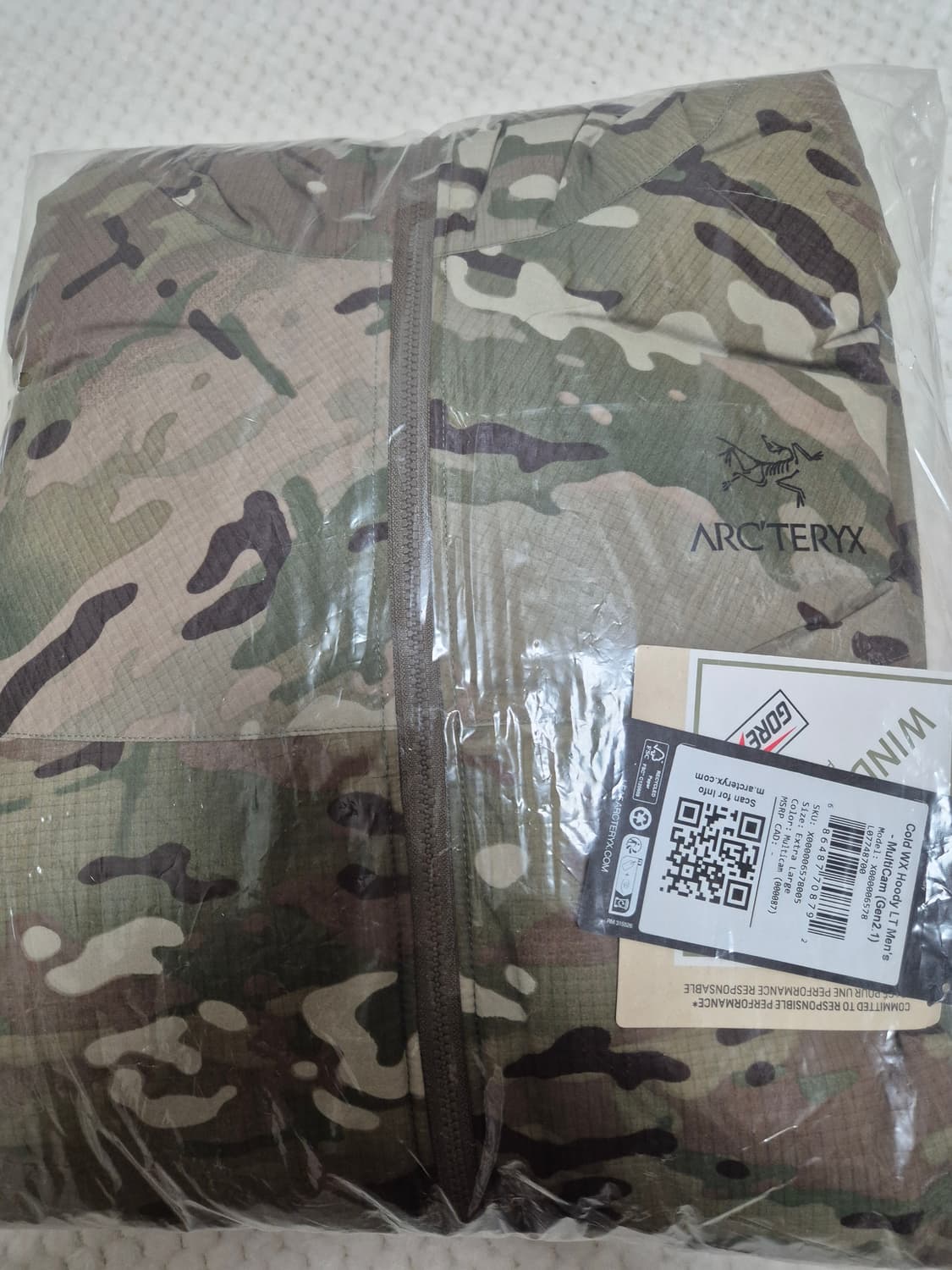 XL ) 아크테릭스 멀티캠 WX Lt 후디 상품이미지1