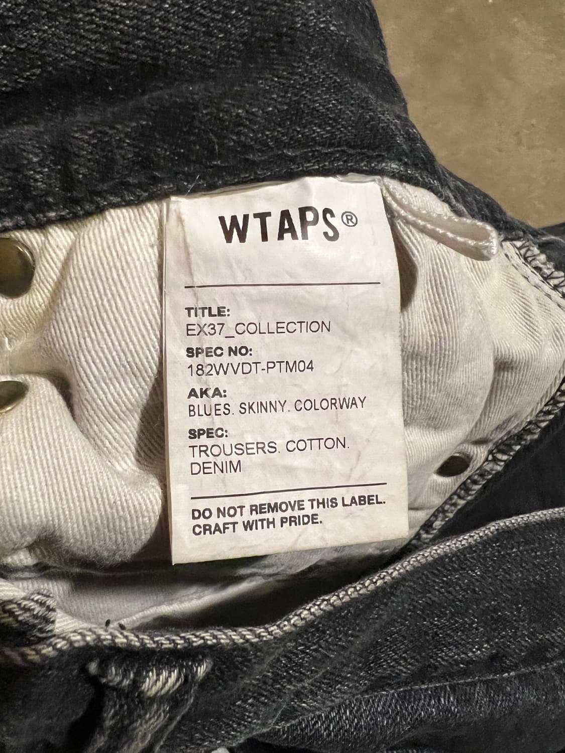 Wtaps 더블탭스 데님 진 SIZE X 02 [Large] 상품이미지4
