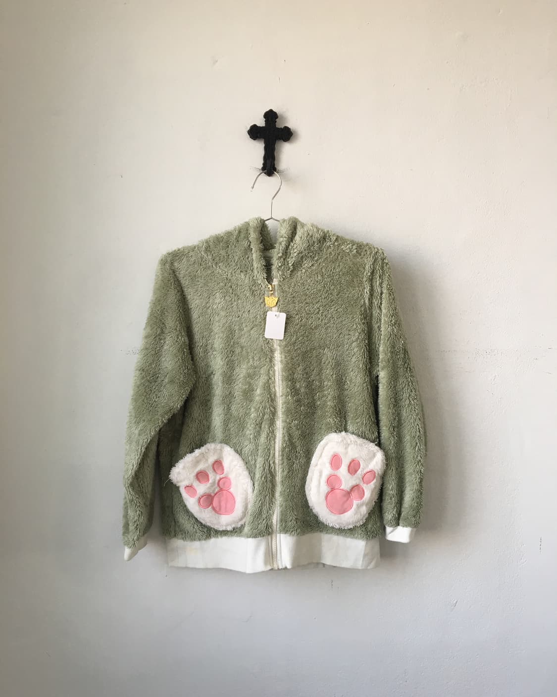 Disney cat ear hood fleece zip up 상품이미지2