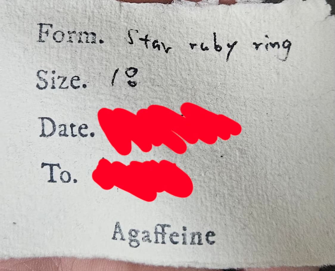 Agaffeine star ruby ring 18호 상품이미지4