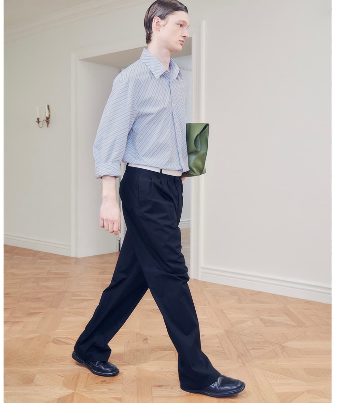 Aieul 스트라이프 셔츠 (48size) 상품이미지1