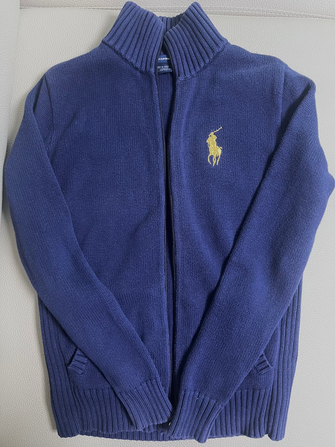 폴로 빅포니 니트 집업 상품이미지1