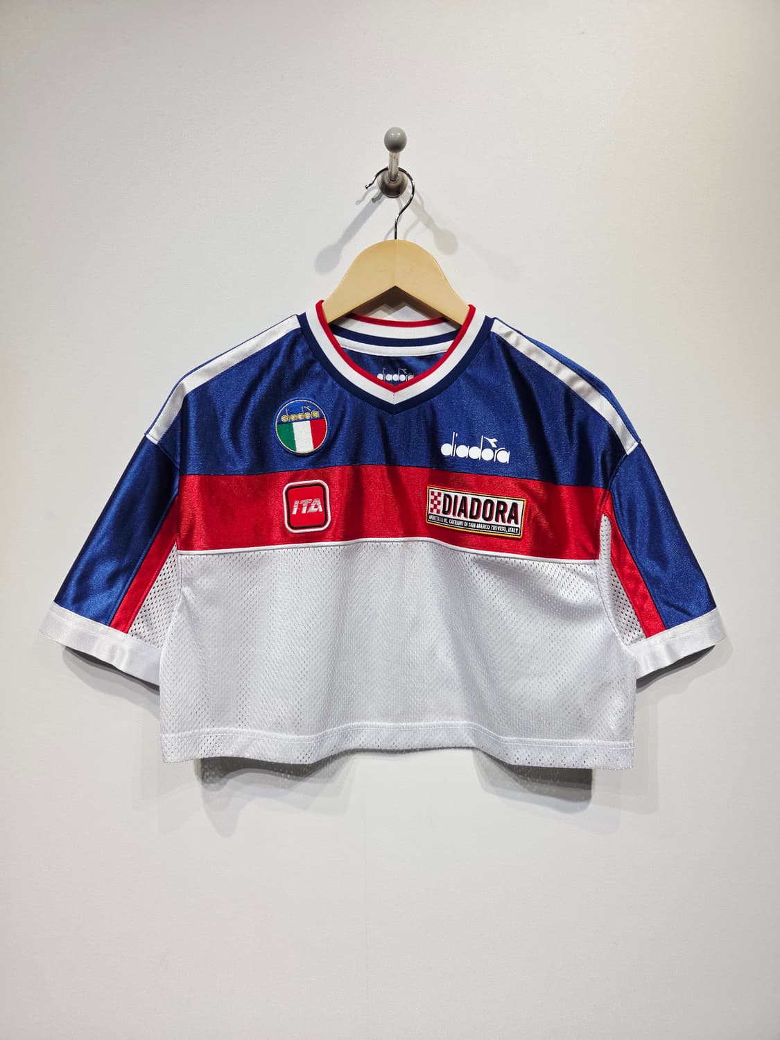 디아도라(DIADORA) 피트크루 크롭 져지 반팔티 상품이미지2