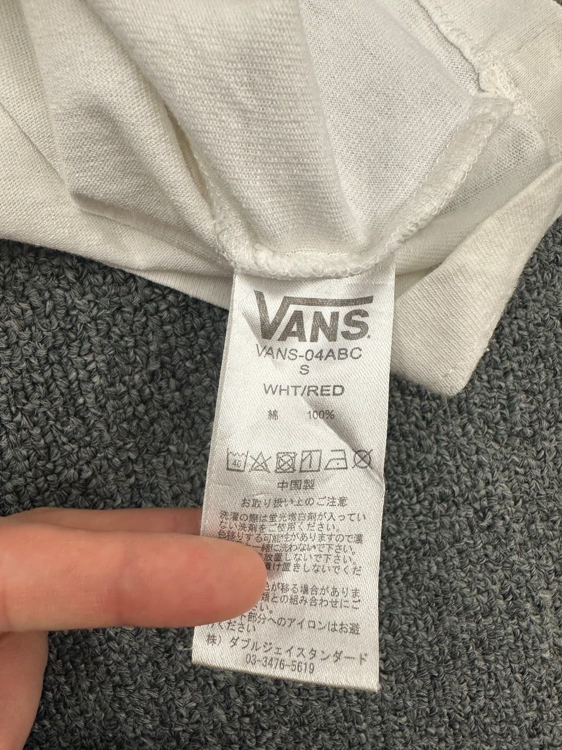 S)VANS vintage 여성 로고 프린팅 반팔 상품이미지4