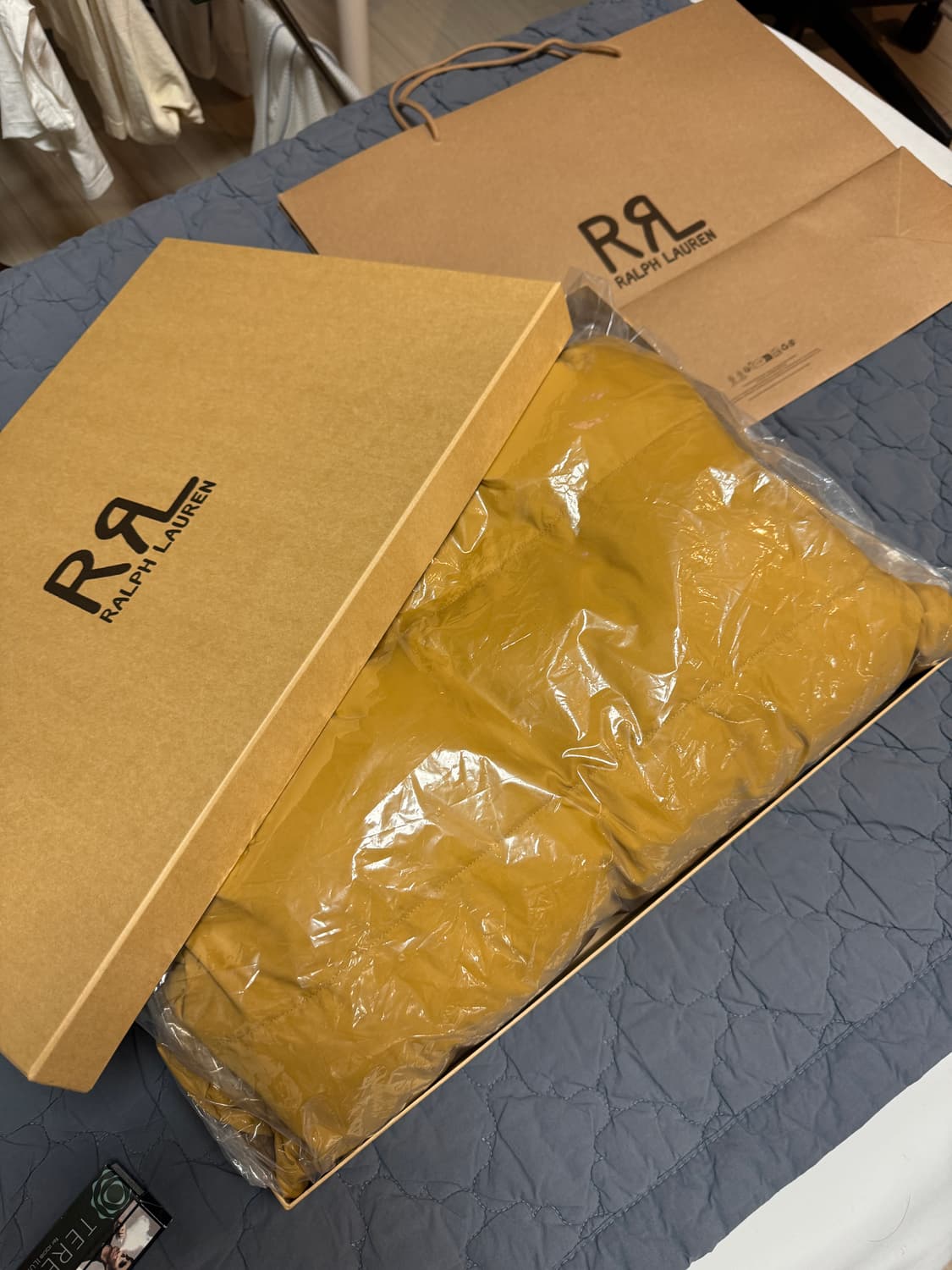 25신상 새상품) 더블알엘 립스탑 파카 (패딩 자켓) 상품이미지1