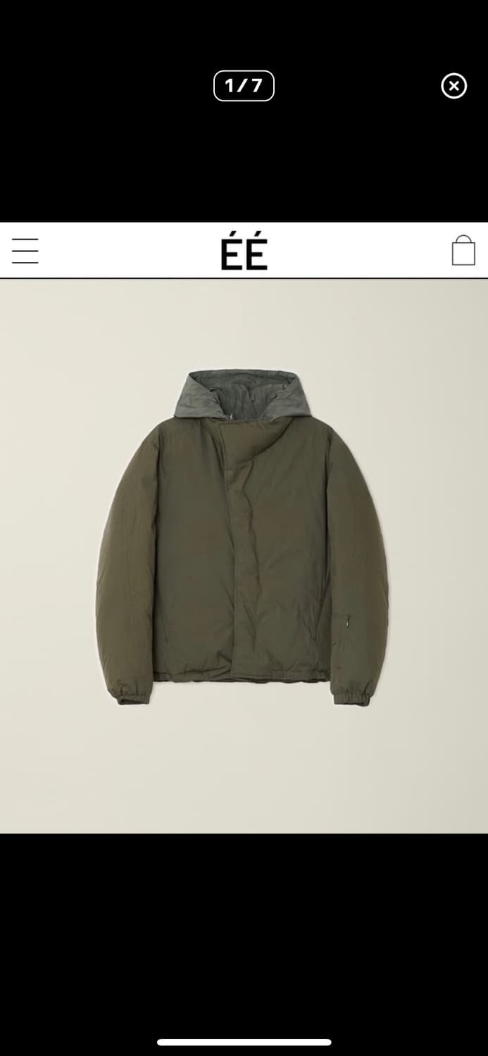 EE누마레 패딩 카키 xs 상품이미지1