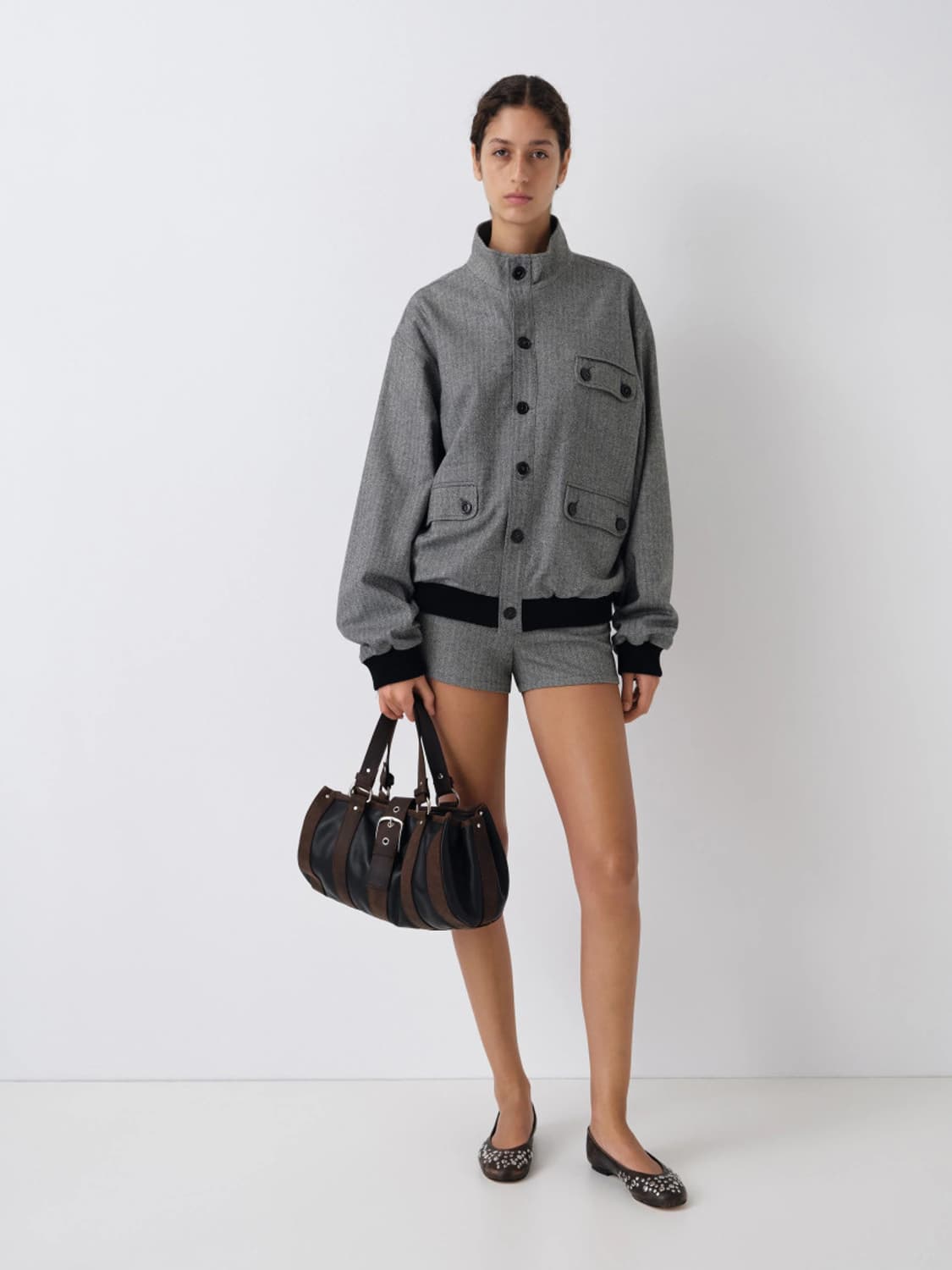 기마구아스 Laura 버클 백/브라운 상품이미지5