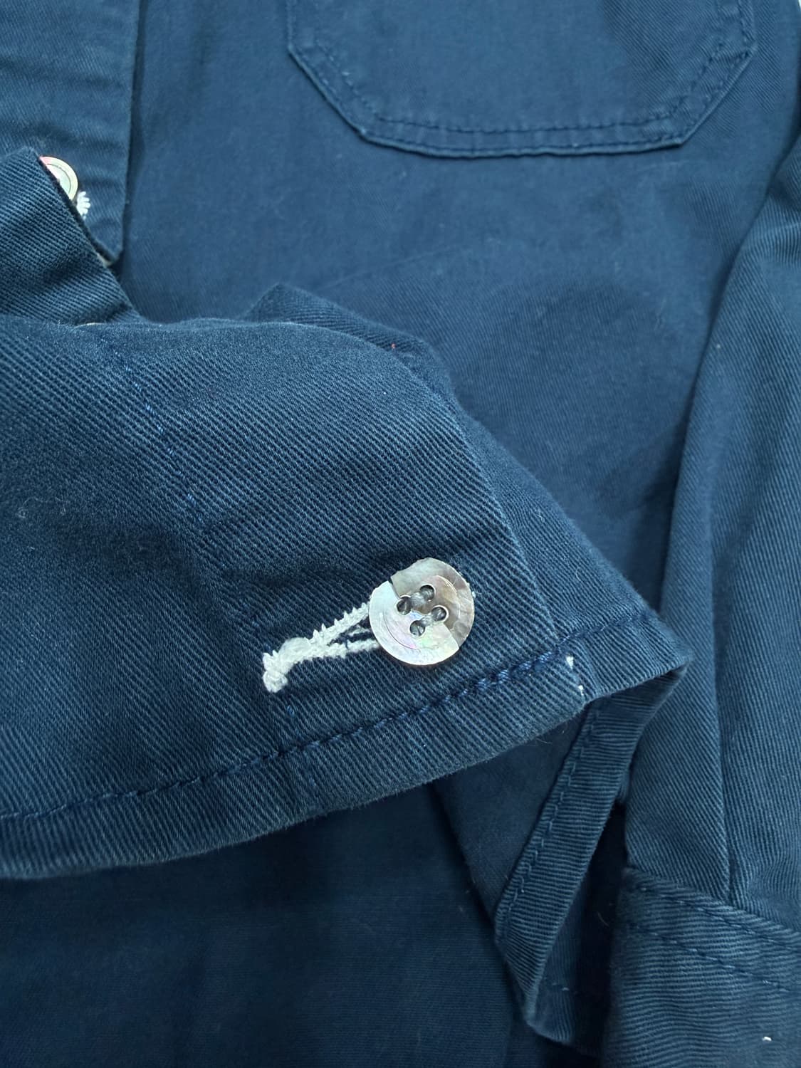 메르시보꾸 네이비 셔츠 자켓 상품이미지4