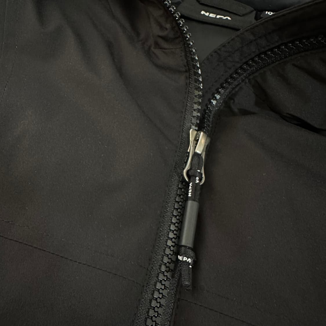 L 네파 블랙 후드 경량패딩점퍼 상품이미지4