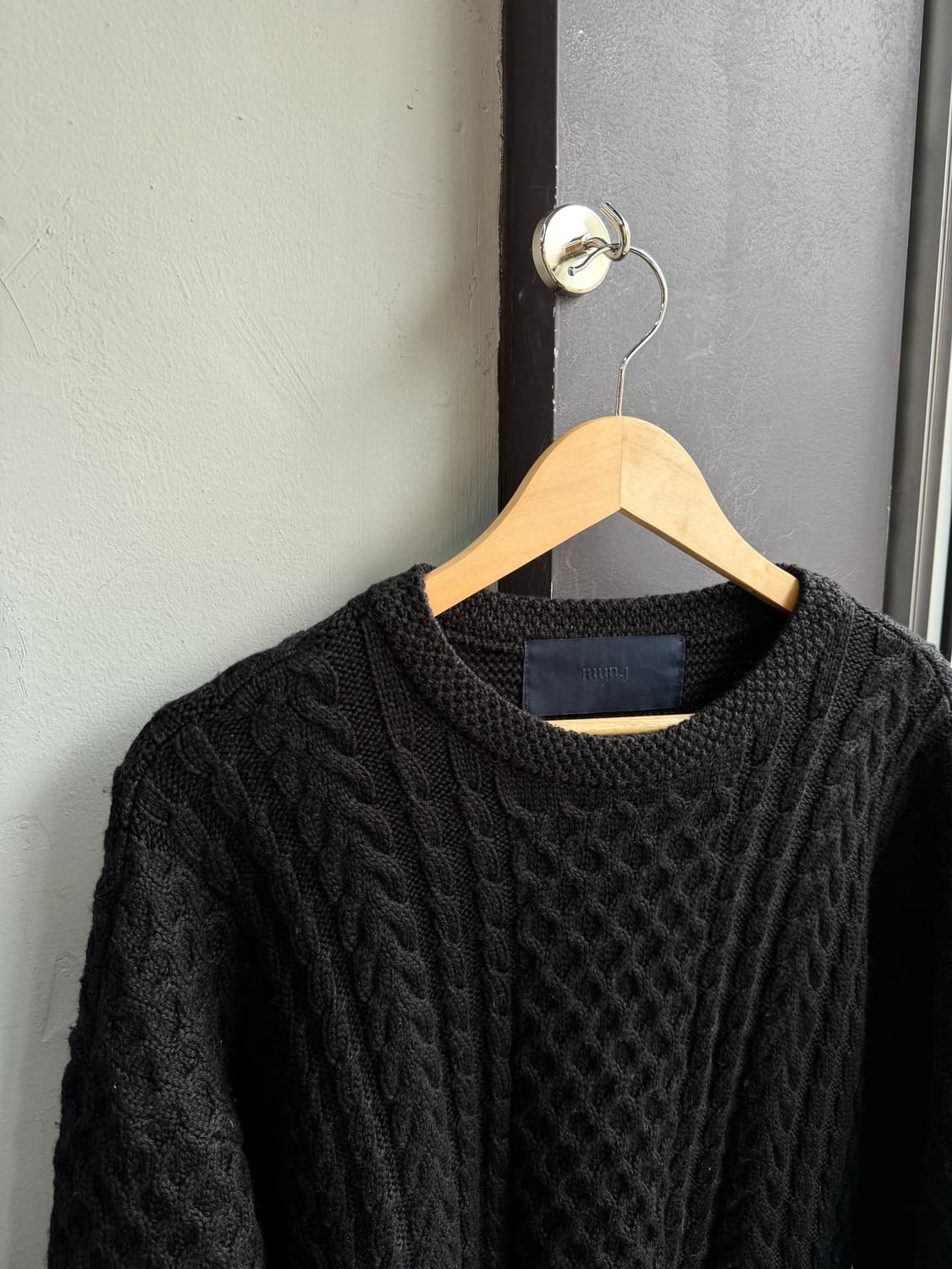 M/ 준지 20FW 아란 케이블 니트 상품이미지4