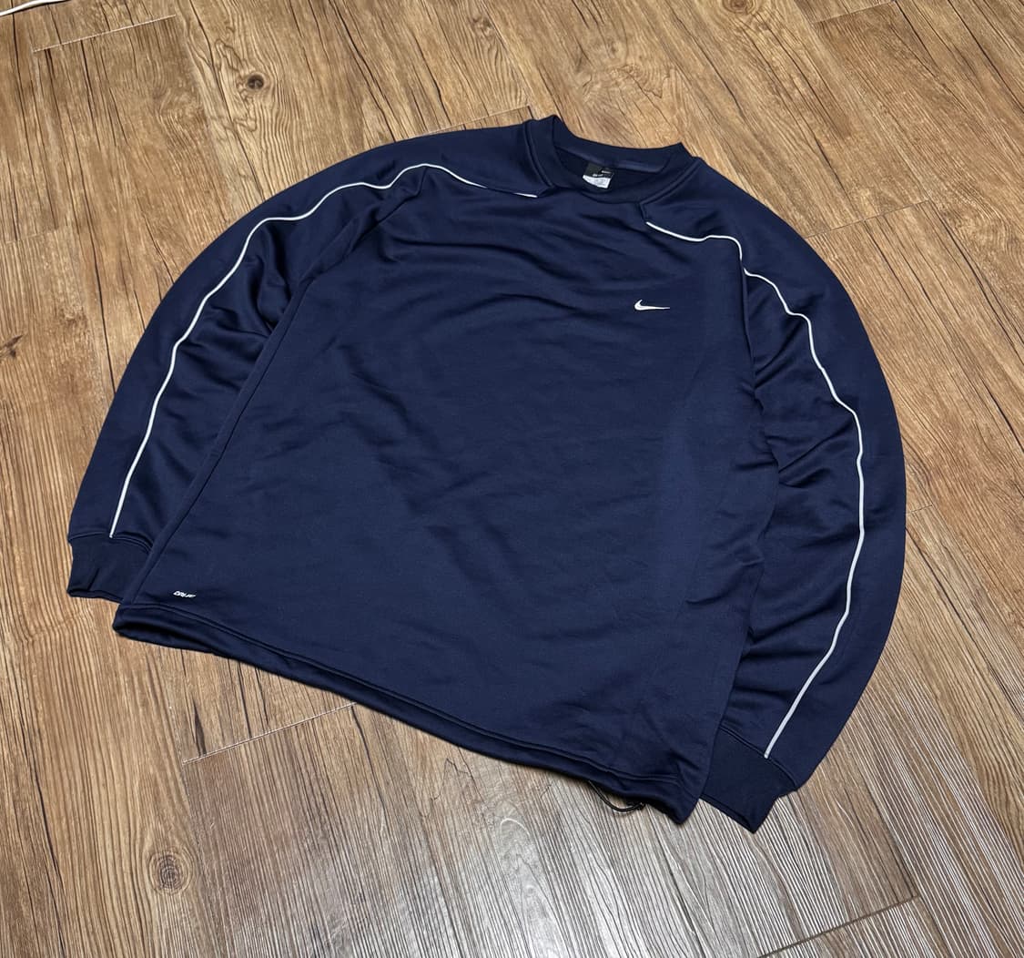[2XL] 나이키 드라이핏 네이비 맨투맨 상품이미지1