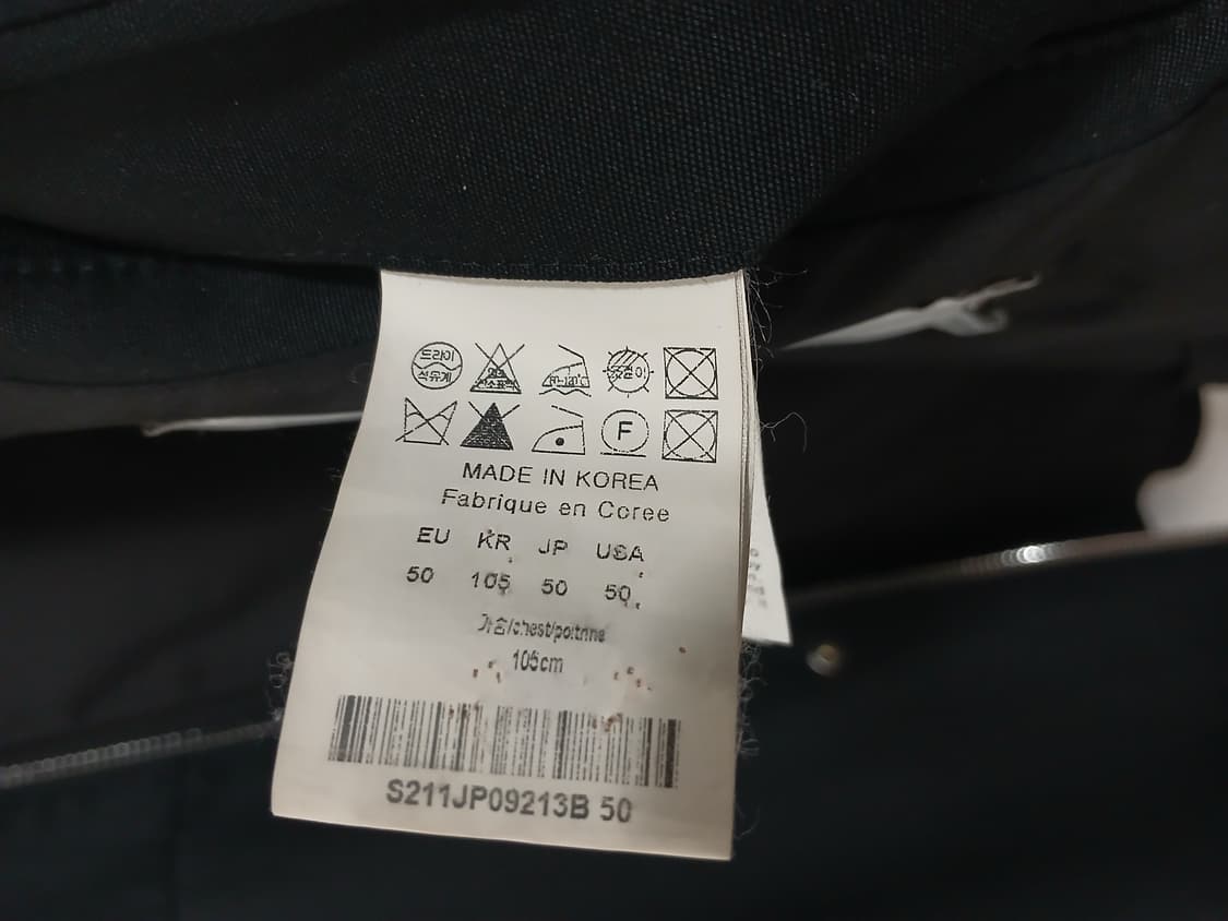 솔리드옴므 / 21ss 쉘파카 크롭 자켓 블랙 / 50 (105) 상품이미지4