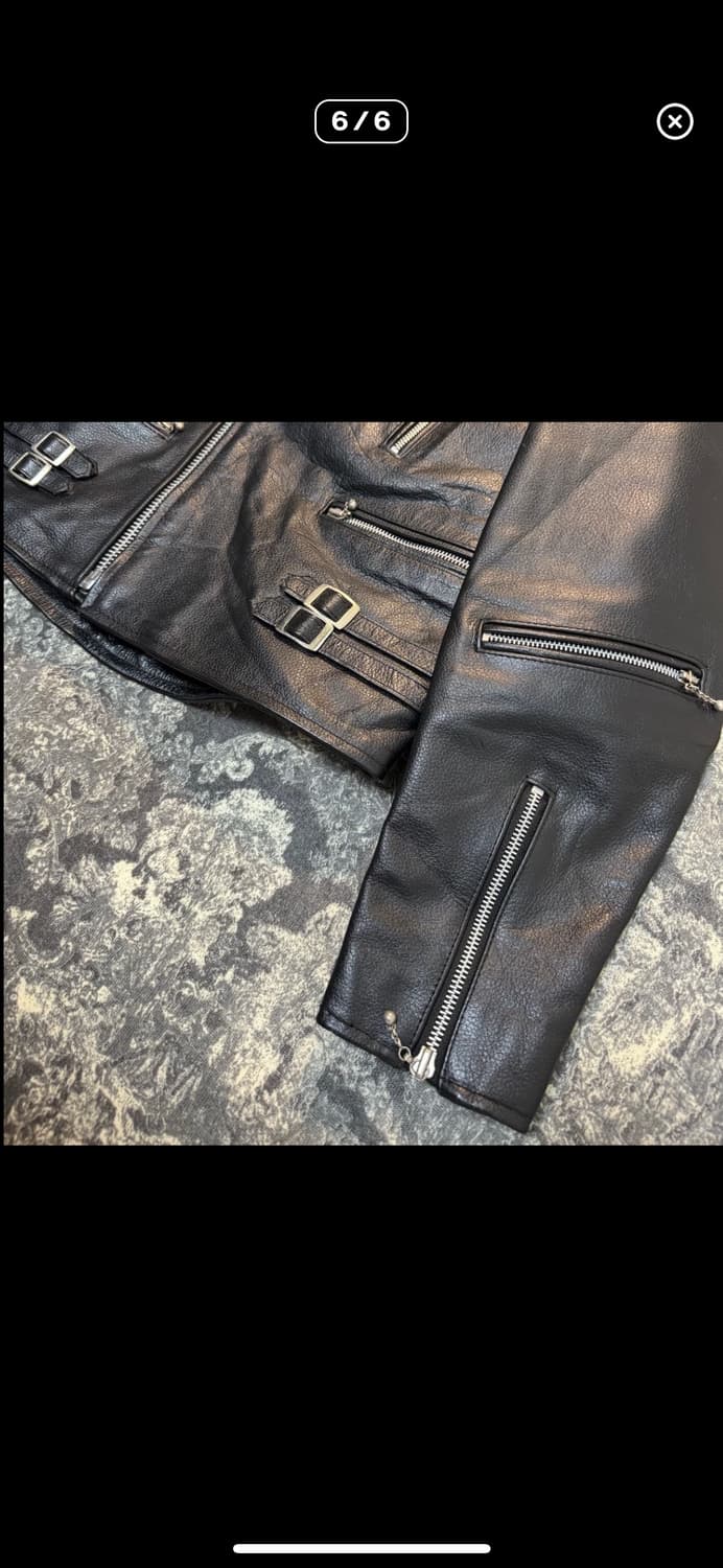 buffalo-skin biker jacket 상품이미지6