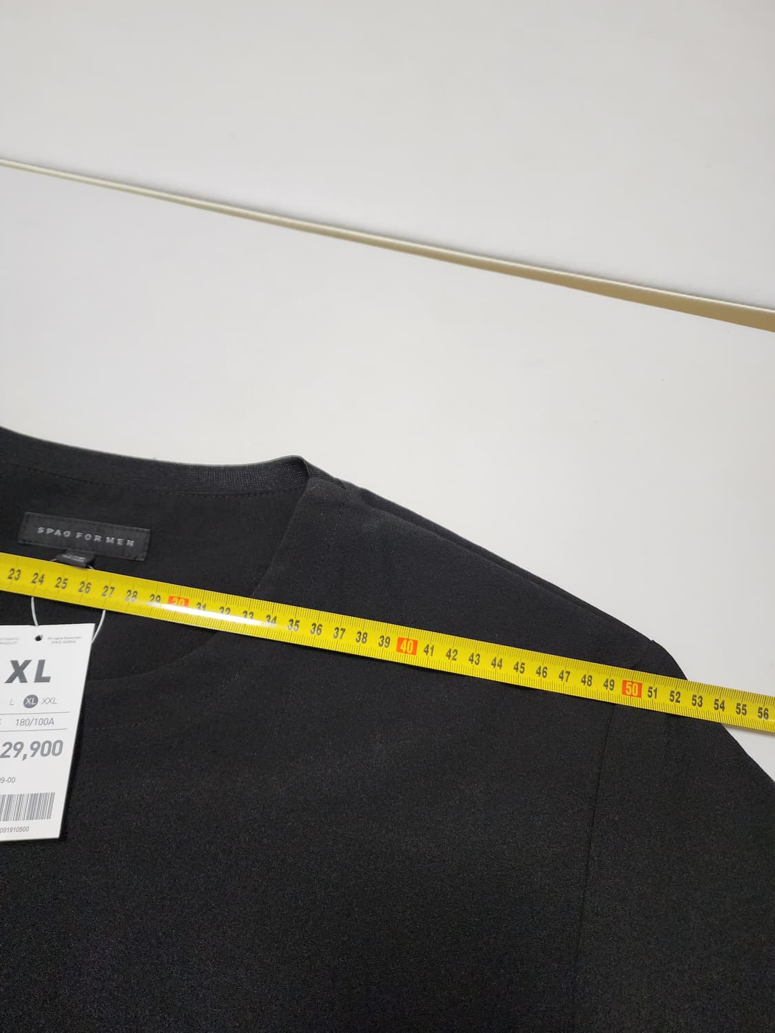 스파오반팔셋업블랙세트 상품이미지4