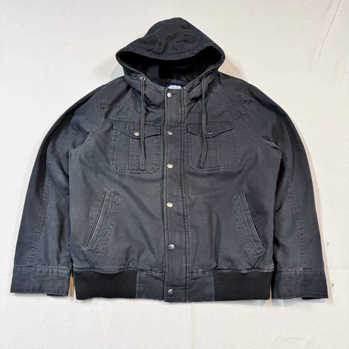 L) ROUTE 66 캔버스 코튼 후드 자켓 상품이미지1