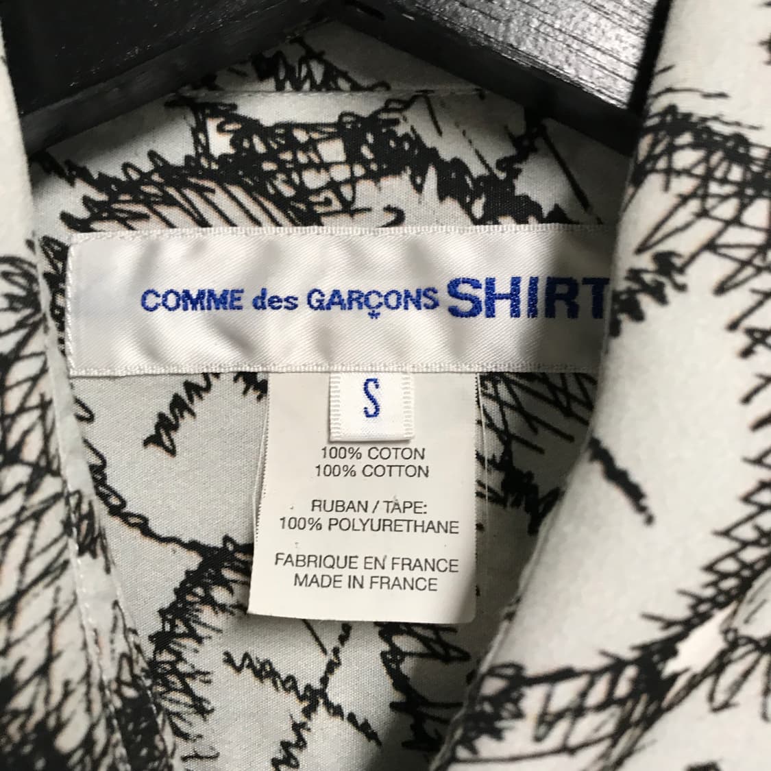 꼼데가르송 셔츠 셔링 셔츠 S(W) 상품이미지5