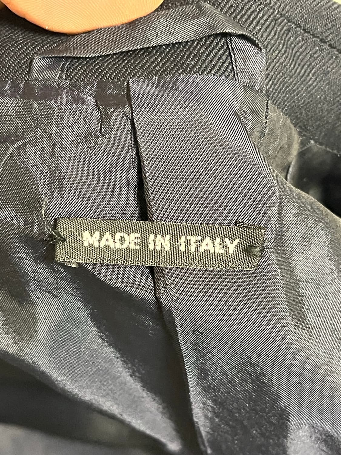 빈티지 90s후반 조르지오 아르마니 메인라인  수트 자켓 블랙50 상품이미지6