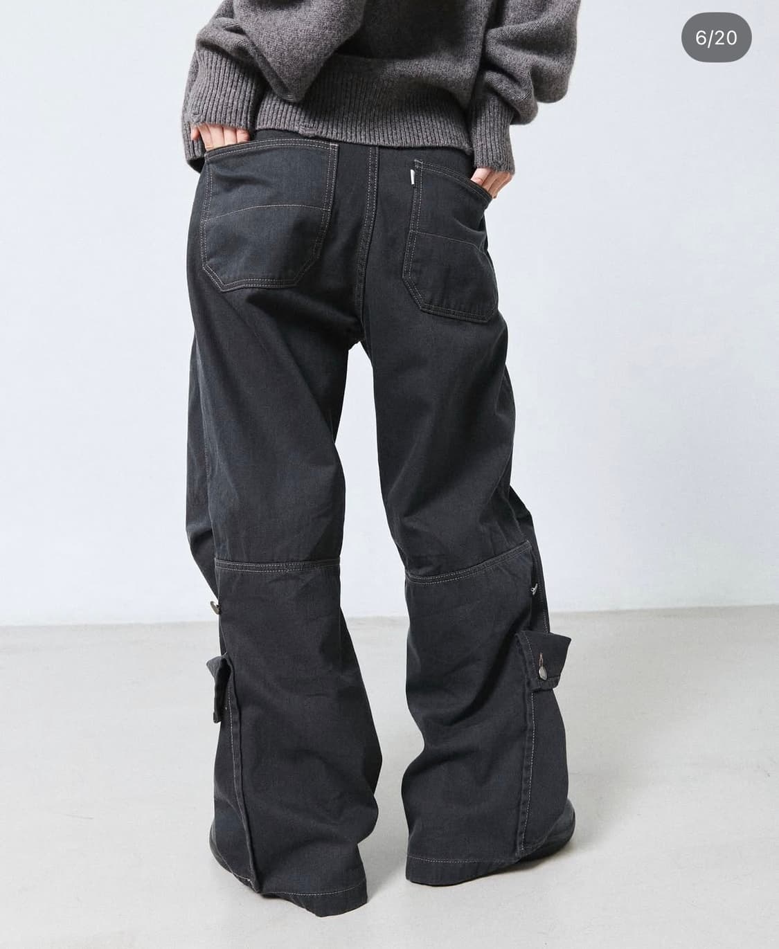 해칭룸 차콜 바지 상품이미지3