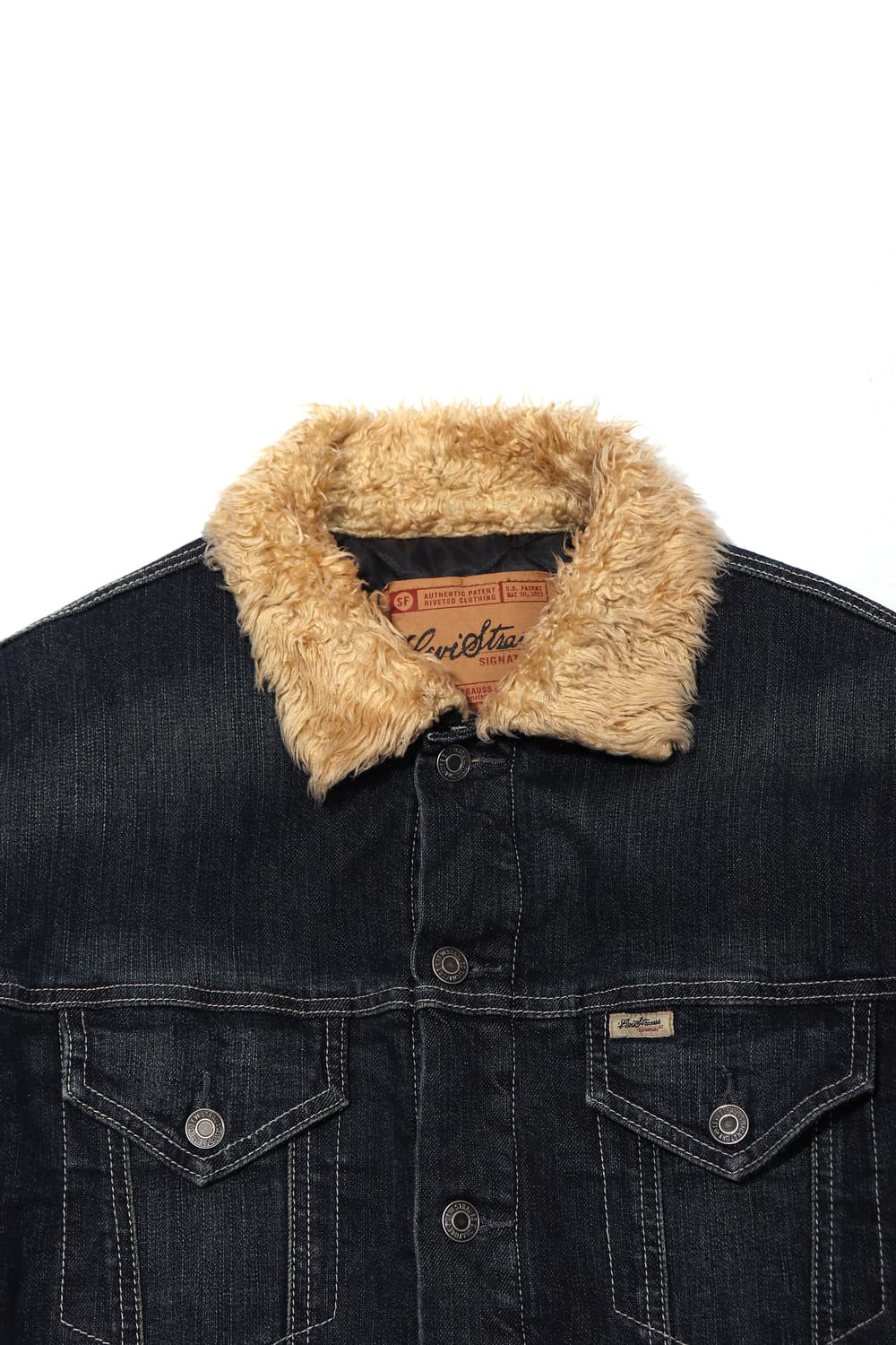 LEVIS 셀비지 데님 트러커 워싱 재킷 size XL 상품이미지2