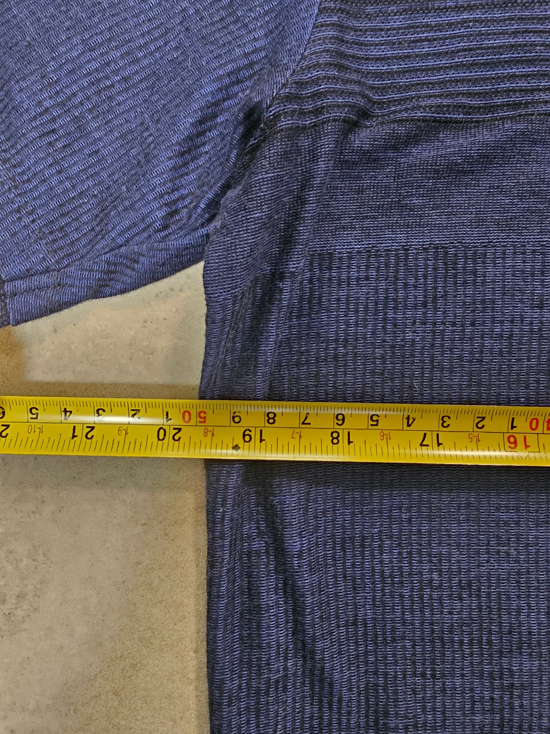 Calvin Klein V넥 블루 반팔 티셔츠 L 상품이미지5