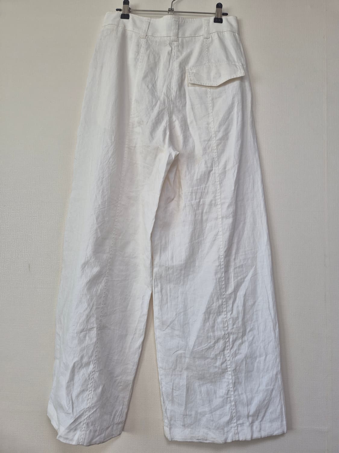 코스 화이트 린넨 팬츠 상품이미지3