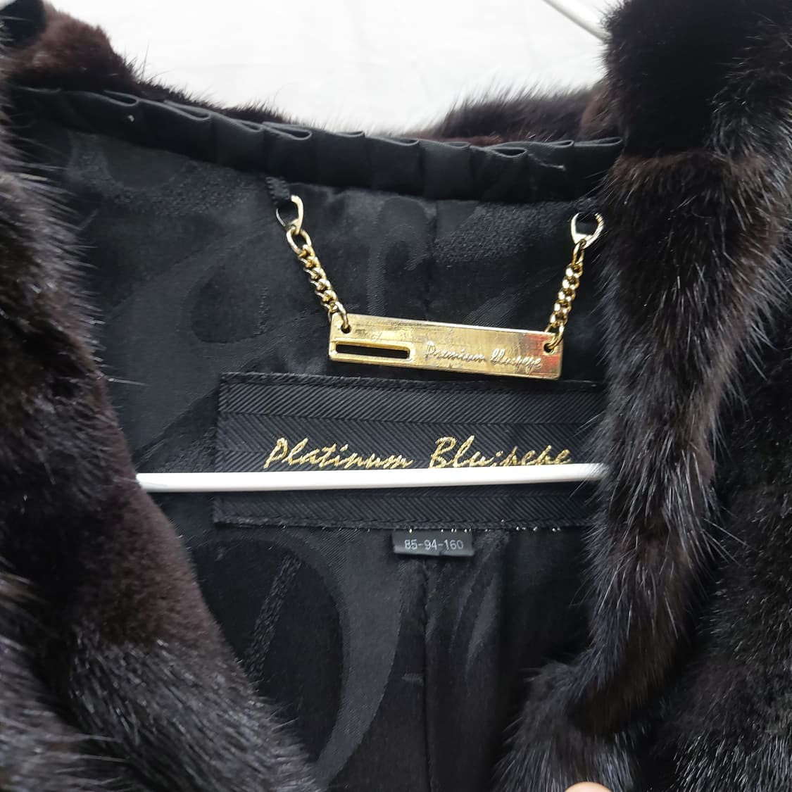 Platinum Blaische 밍크 후드 조끼(여85) 상품이미지4