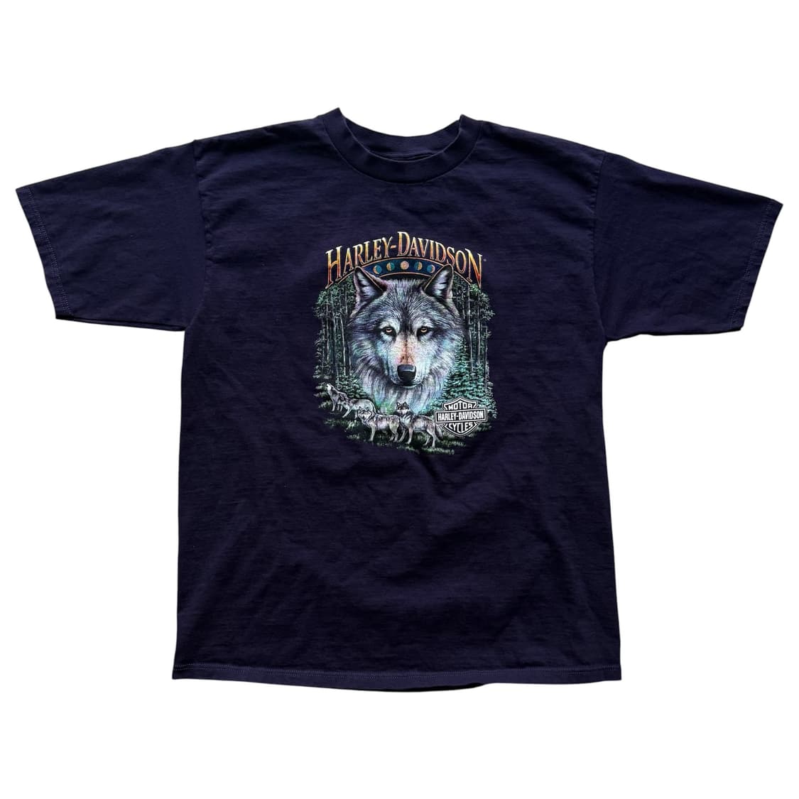 1996 Made in USA 할리 데이비슨 울프 티셔츠 상품이미지1